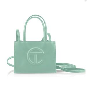New Sage Mini Telfar Bag